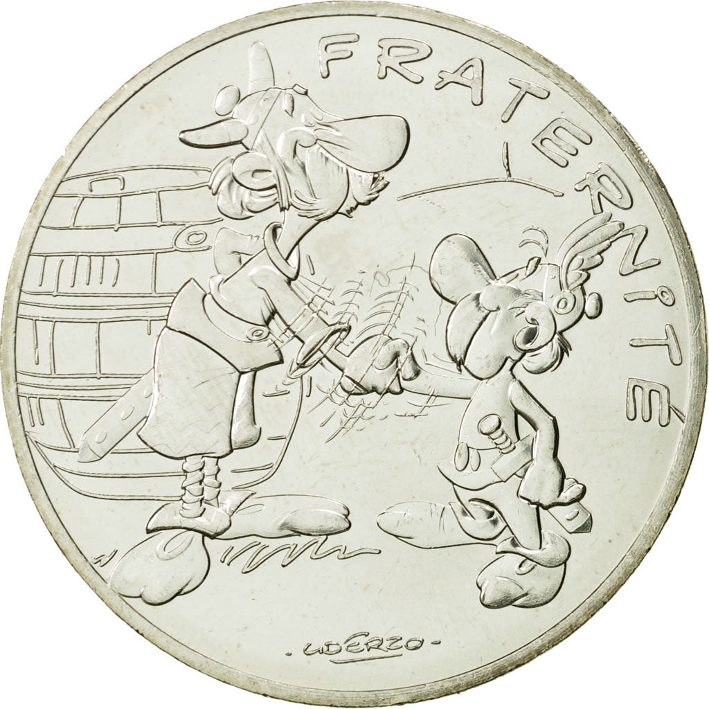 Moneta, Francia, 10 Euro, Fraternité, Astérix chez les Bretons, 2015, SPL