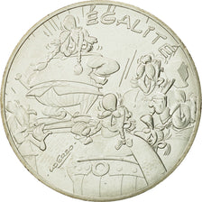 Coin, France, 10 Euro, Egalité, Abraracourcix, Obélix, 2015, MS(63), Silver