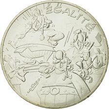 Coin, France, 10 Euro, Egalité, Abraracourcix, Obélix, 2015, MS(63), Silver