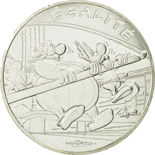 Coin, France, 10 Euro, Egalité, Astérix, Obélix, 2015, MS(63), Silver