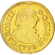 Spain, 1/2 Escudo, 1778, Seville, Gold, KM:415.2