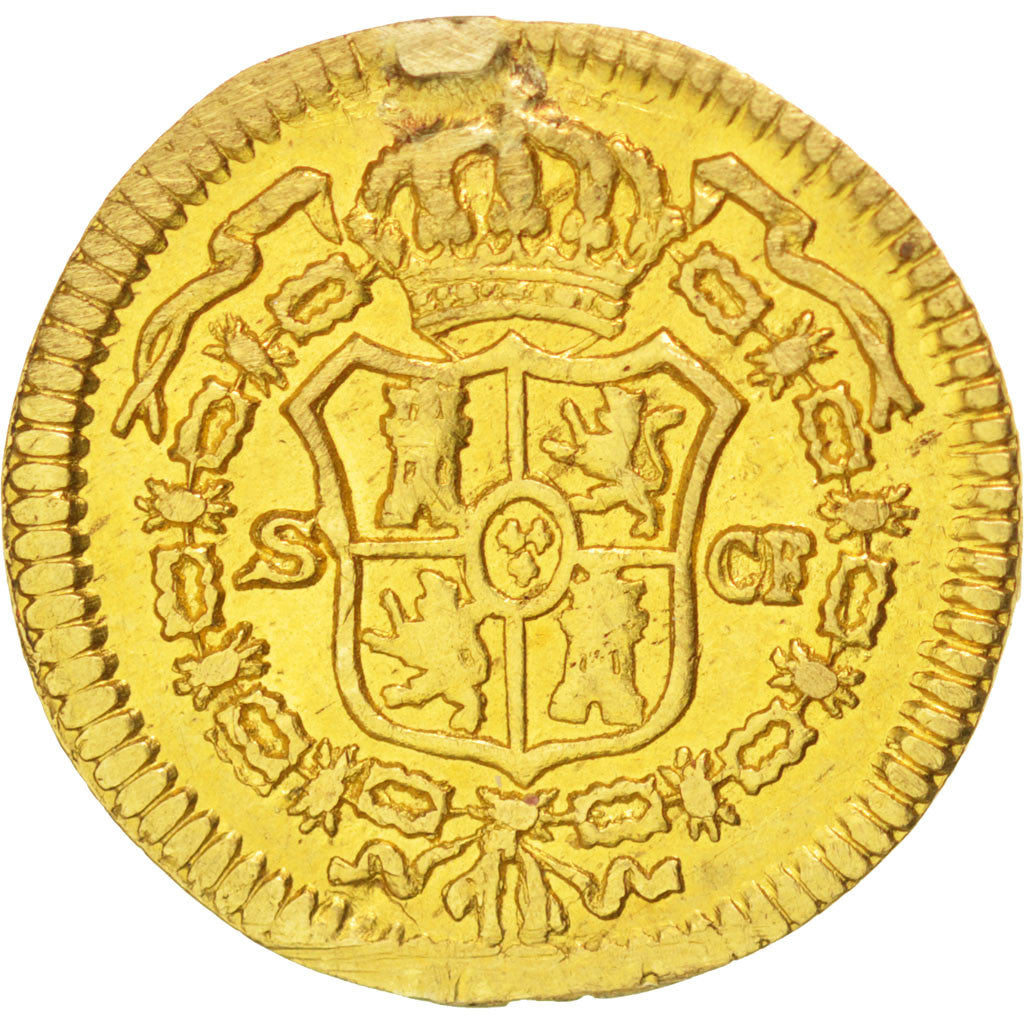 Spain, 1/2 Escudo, 1778, Seville, Gold, KM:415.2