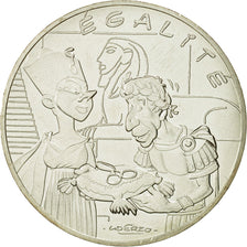 Coin, France, 10 Euro, Egalité, Cléopatre, César, 2015, MS(63), Silver
