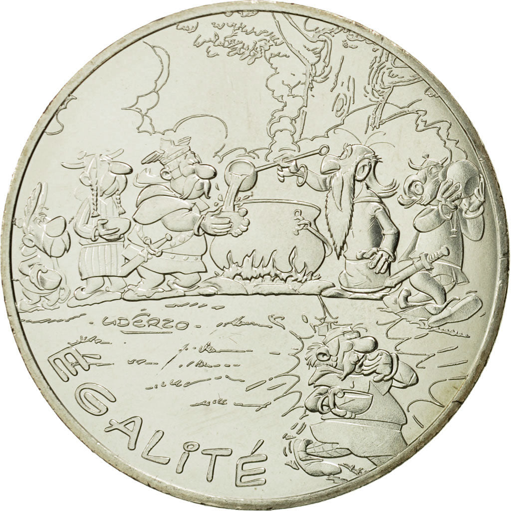 Monnaie, France, 10 Euro, Egalité, Gaulois, Chaudron, 2015, SPL, Argent