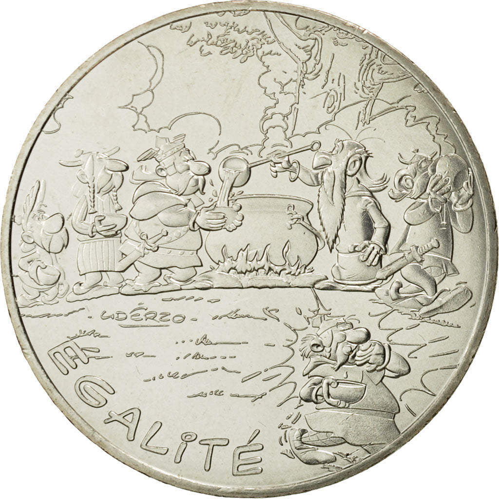 Monnaie, France, 10 Euro, Egalité, Gaulois, Chaudron, 2015, SPL, Argent