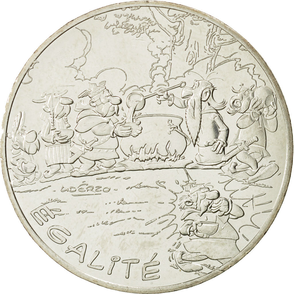 Monnaie, France, 10 Euro, Egalité, Gaulois, Chaudron, 2015, SPL, Argent