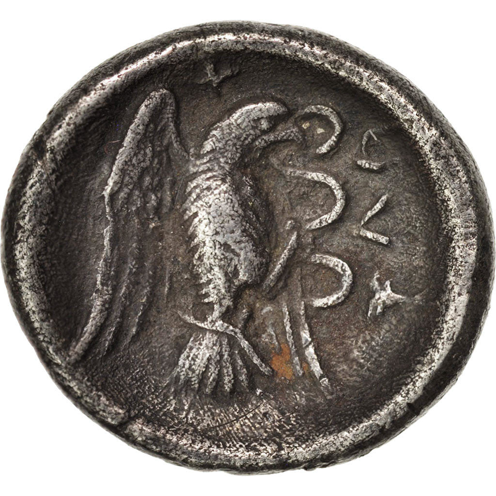 Moneda, Drachm, BC+, Plata, SNG Cop:434