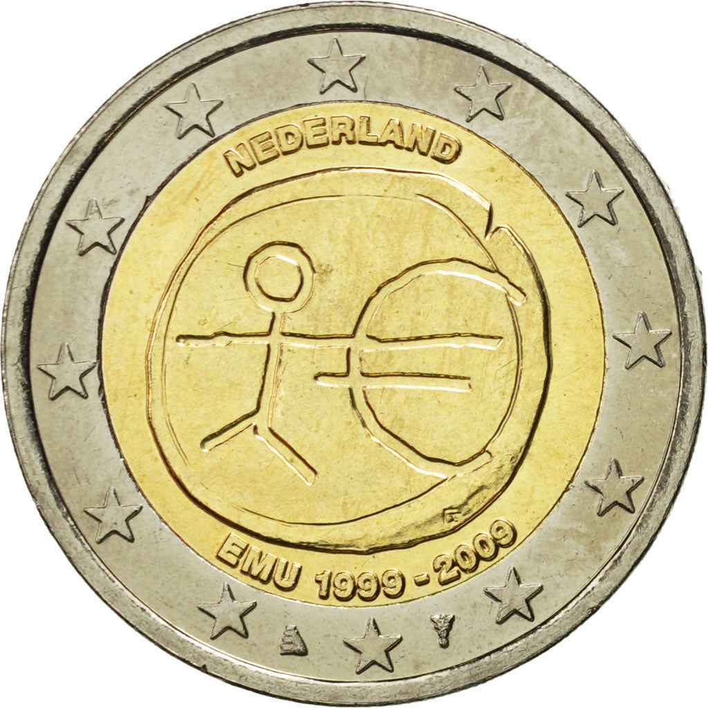 Paesi Bassi, 2 Euro, EMU, 2009, BB, Bi-metallico