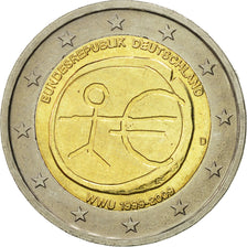 Niemcy, 2 Euro, EMU, 2009, Munich, MS(63), Bimetaliczny