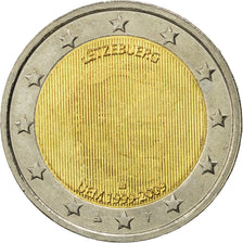 Luksemburg, 2 Euro, EMU, 2009, Utrecht, MS(63), Bimetaliczny
