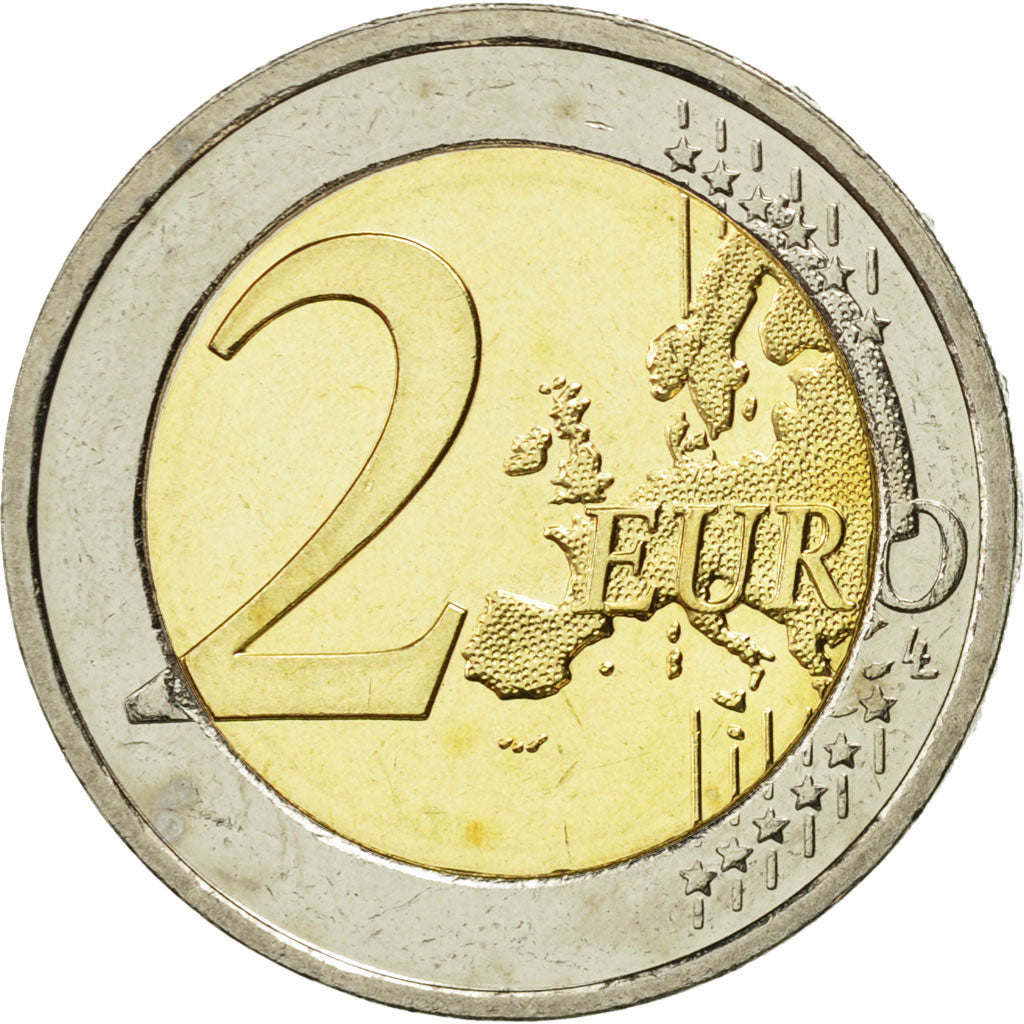 IRELAND REPUBLIC, 2 Euro, EMU, 2009, MS(63), Bi-Metallic