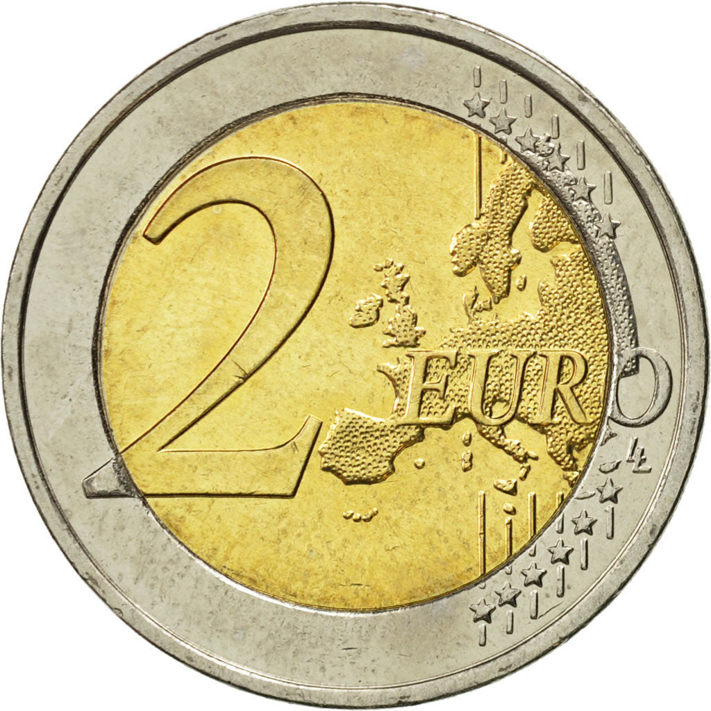 Grèce, 2 Euro, EMU, 2009, TTB, Bi-Metallic