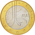 Münze, Finnland, 5 Euro, 2003, Vantaa, UNZ, Bi-Metallic, KM:111