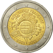 Coin, France, 2 Euro, 10 ans de l'Euro, 2012, MS(63), Bi-Metallic
