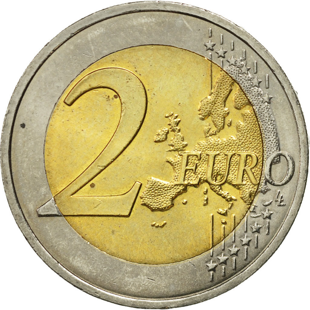 Coin, France, 2 Euro, 10 ans de l'Euro, 2012, MS(63), Bi-Metallic