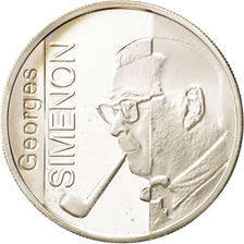 Belgia, 10 Euro, 2003, MS(64), Srebro, KM:235