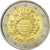 Slovaquie, 2 Euro, 10 ans de l'Euro, 2012, SPL, Bi-Metallic