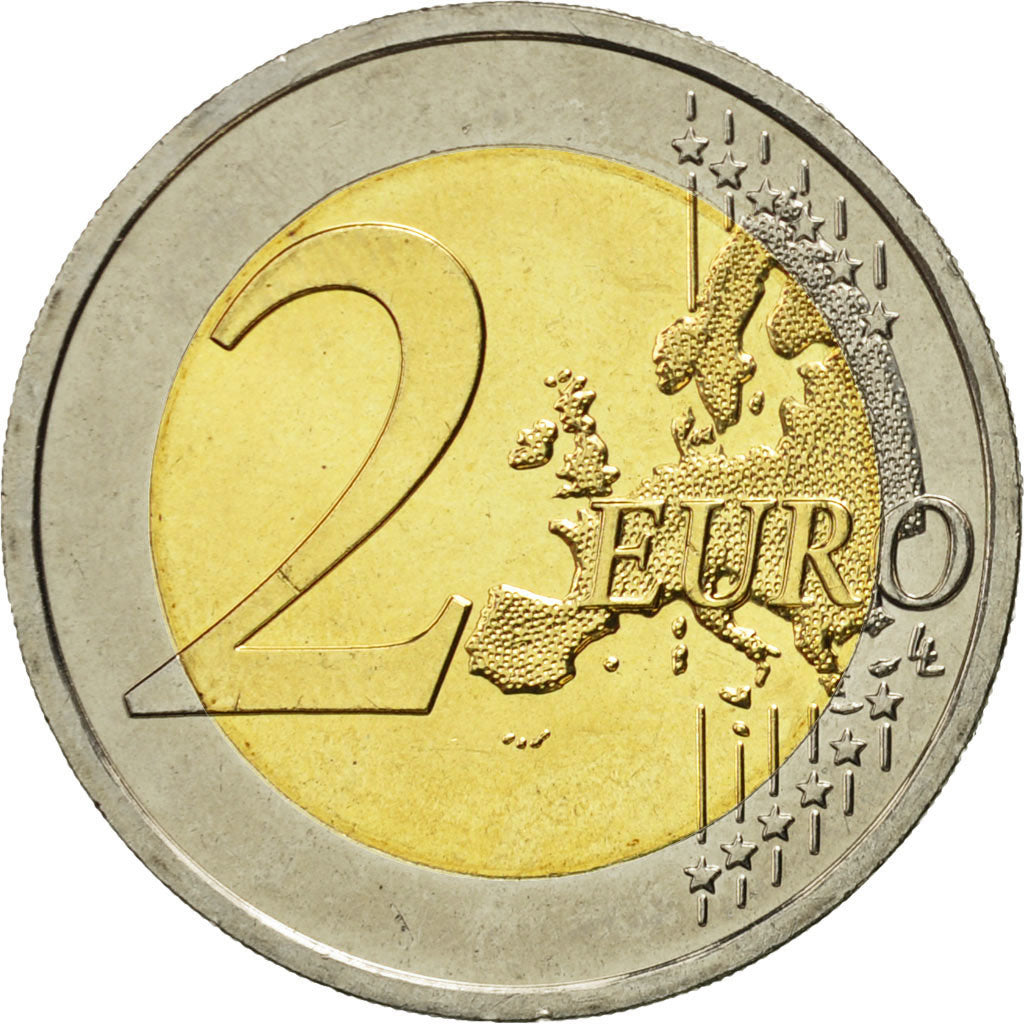 Slovakia, 2 Euro, 10 ans de l'Euro, 2012, MS(63), Bi-Metallic