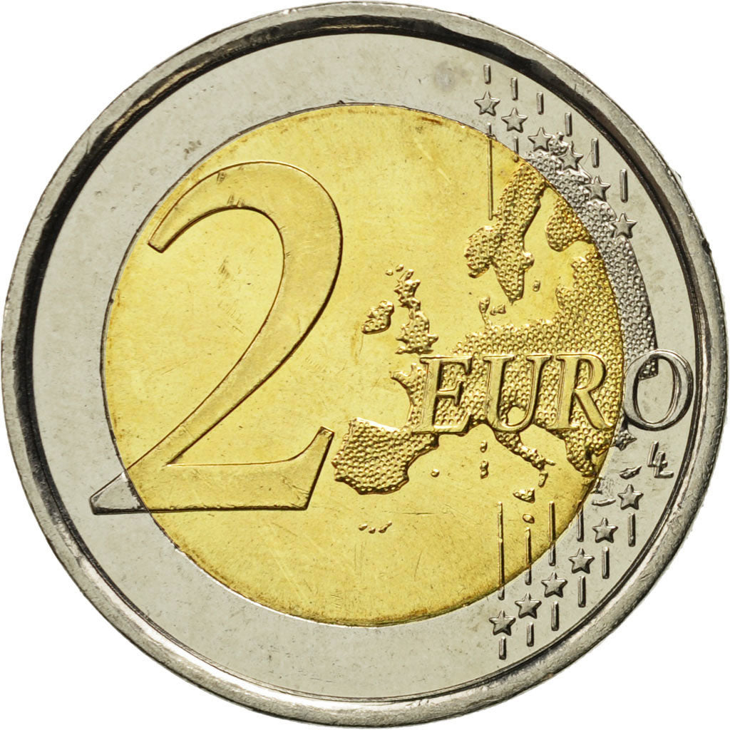 Spanien, 2 Euro, 10 ans de l'Euro, 2012, UNZ, Bi-Metallic