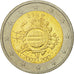 REPUBLIKA IRLANDII, 2 Euro, 10 ans de l'Euro, 2012, Sandyford, MS(63)
