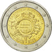Greece, 2 Euro, 10 ans de l'Euro, 2012, MS(63), Bi-Metallic