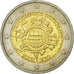 Deutschland, 2 Euro, 10 ans de l'Euro, 2012, VZ+, Bi-Metallic