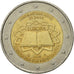 Países Bajos, 2 Euro, Traité de Rome 50 ans, 2007, MBC, Bimetálico