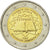 Greece, 2 Euro, Traité de Rome 50 ans, 2007, MS(63), Bi-Metallic