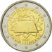 Finland, 2 Euro, Traité de Rome 50 ans, 2007, MS(63), Bi-Metallic