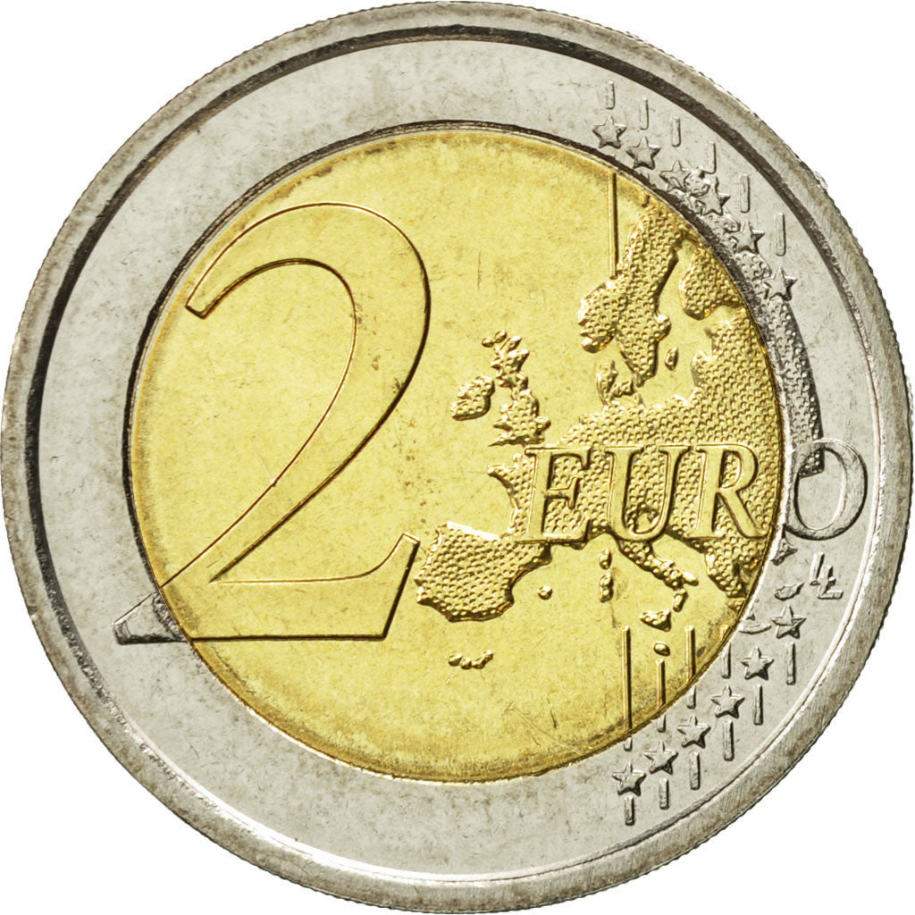 Italia, 2 Euro, Traité de Rome 50 ans, 2007, SPL, Bi-metallico