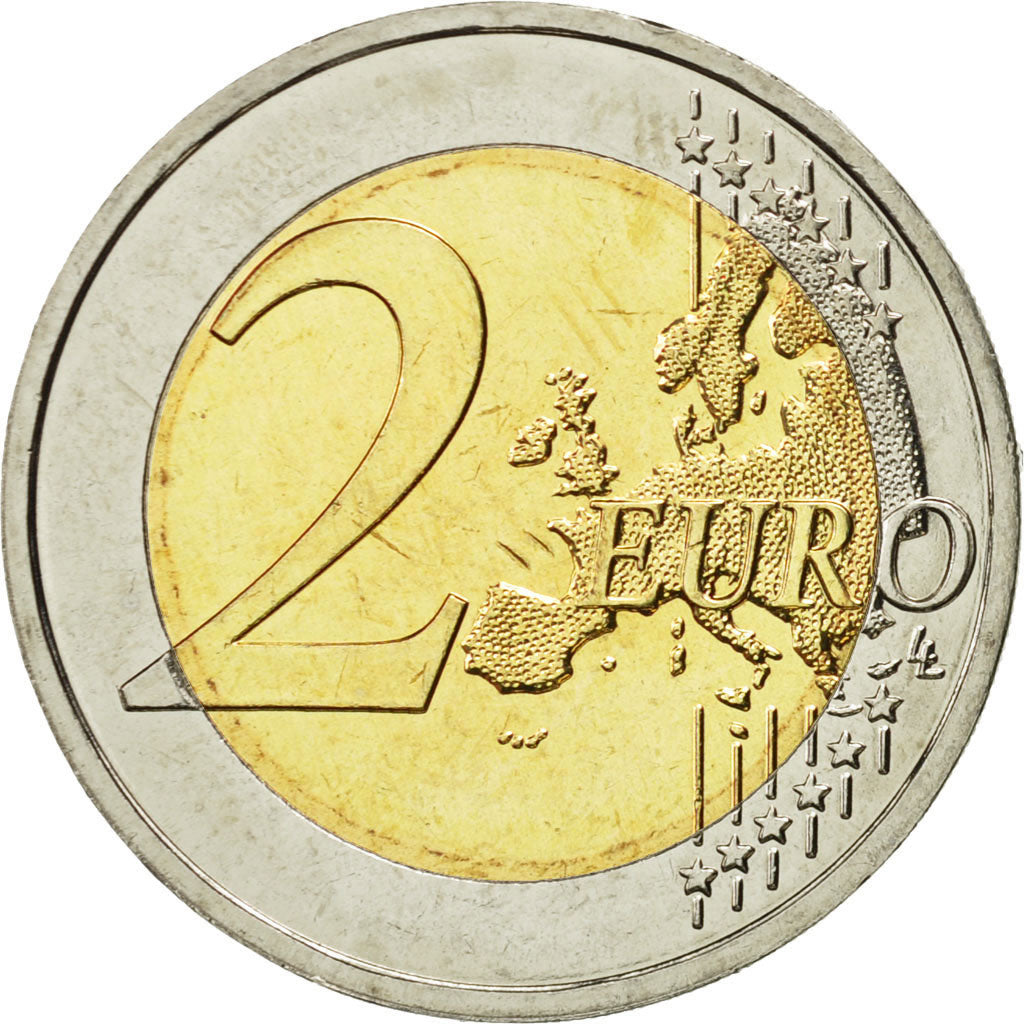 Germany, 2 Euro, Traité de Rome 50 ans, 2007, MS(63), Bi-Metallic