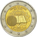 Luxembourg, 2 Euro, Traité de Rome 50 ans, 2007, MS(63), Bi-Metallic
