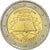 Austria, 2 Euro, Traité de Rome 50 ans, 2007, MS(60-62), Bi-Metallic