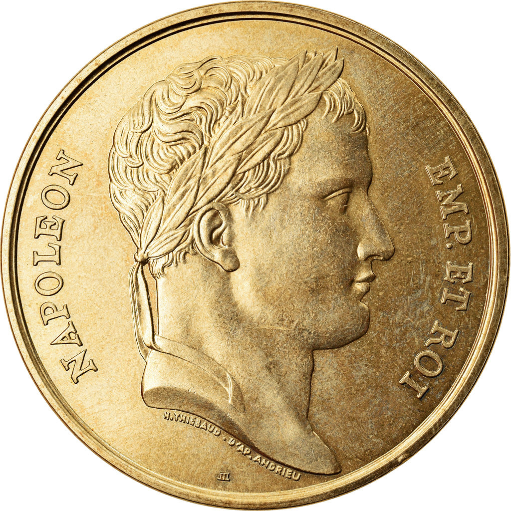 France, Medal, Le sacre de Napoléon Ier par Pie VII, History, Thiébaud