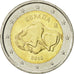 Hiszpania, 2 Euro, 2015, Madrid, MS(63), Bimetaliczny