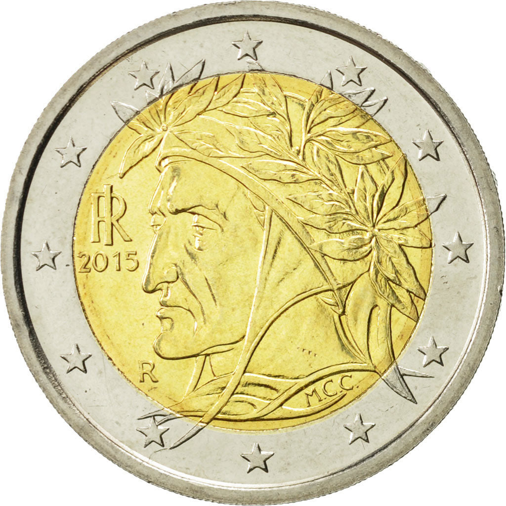 Italia, 2 Euro, 2015, SPL, Bi-metallico