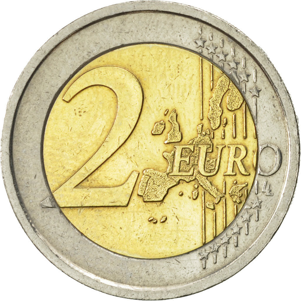 Italy, 2 Euro, World Food Programme, 2004, AU(55-58), Bi-Metallic