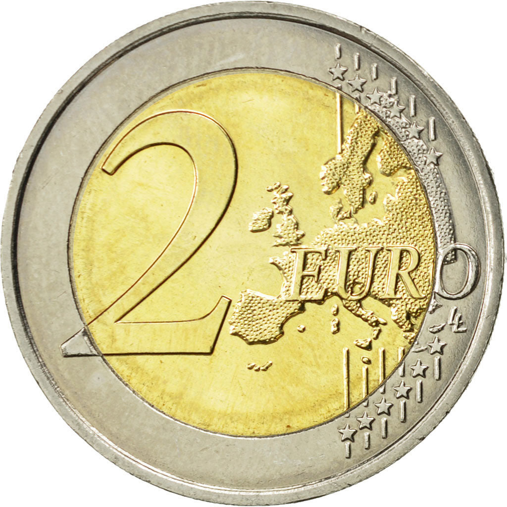 Coin, France, 2 Euro, Abbé Pierre, 2012, MS(63), Bi-Metallic, KM:1894