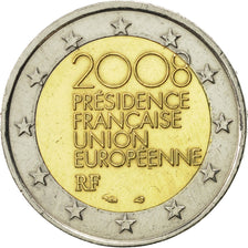 Moneta, Francia, 2 Euro, European Union President, 2008, SPL, Bi-metallico