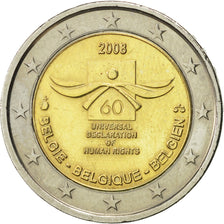 Belgium, 2 Euro, Universal Declaration of Human Rights, 2008, MS(63)