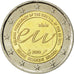 Belgia, 2 Euro, EU, 2010, Brussels, MS(63), Bimetaliczny, KM:289