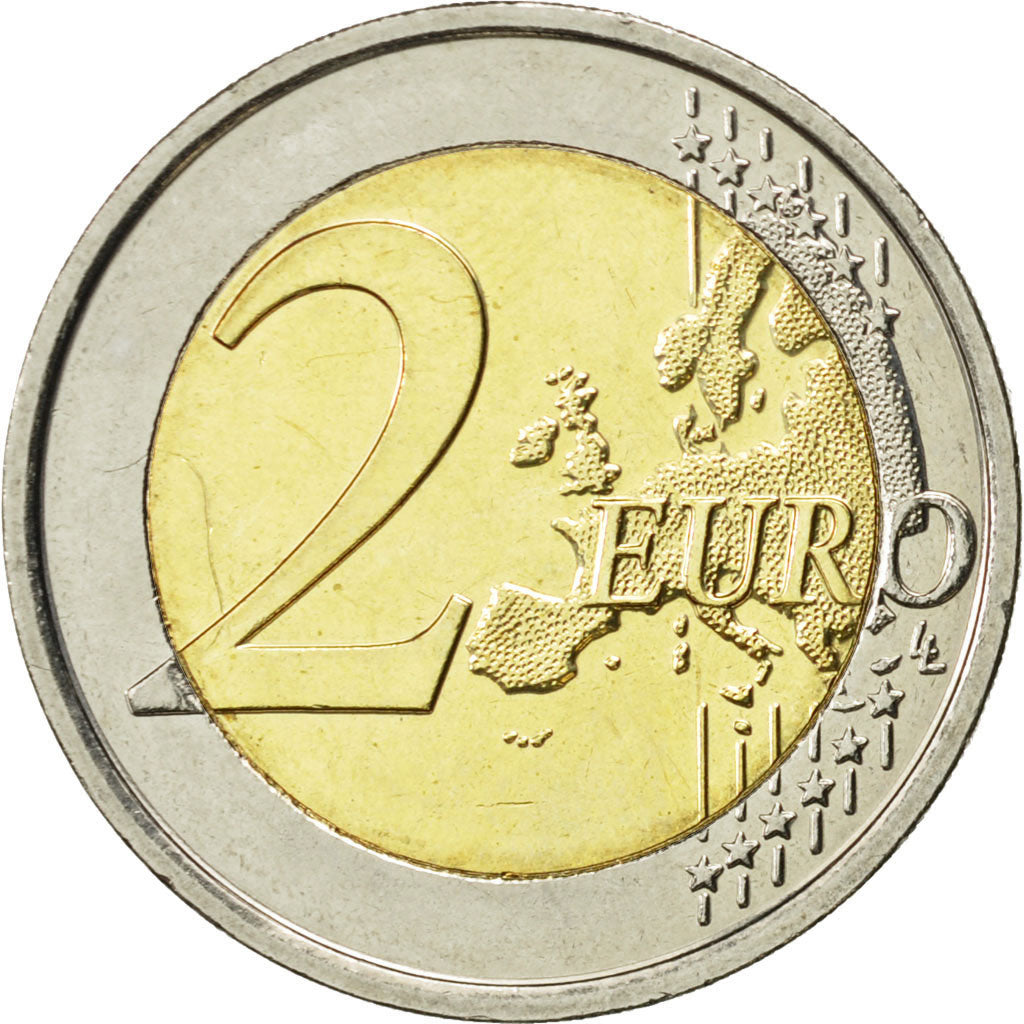 Belgia, 2 Euro, 2013, Brussels, MS(63), Bimetaliczny