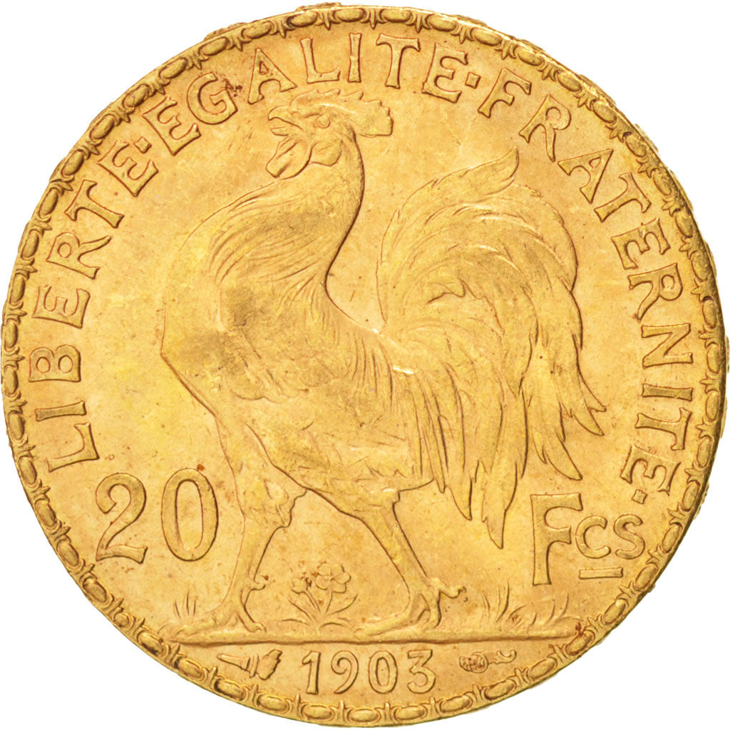 Francia, Marianne, 20 Francs, 1903, Paris, SPL-, Oro, KM:847