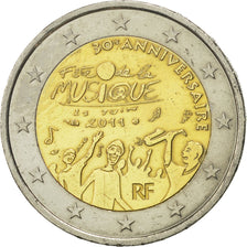 Moneta, Francja, 2 Euro, Fête Musique, 2011, Paris, MS(63), Bimetaliczny