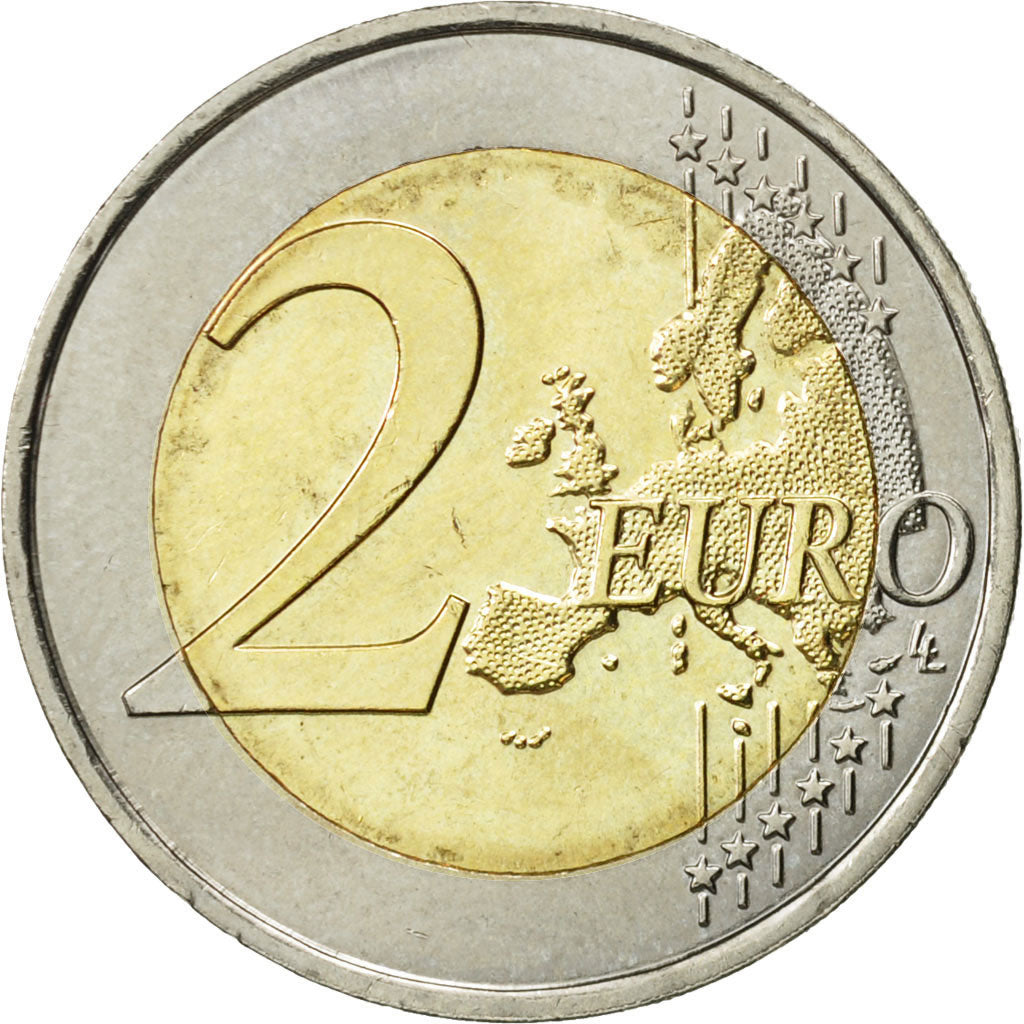 Coin, France, 2 Euro, D-Day, 2014, MS(63), Bi-Metallic