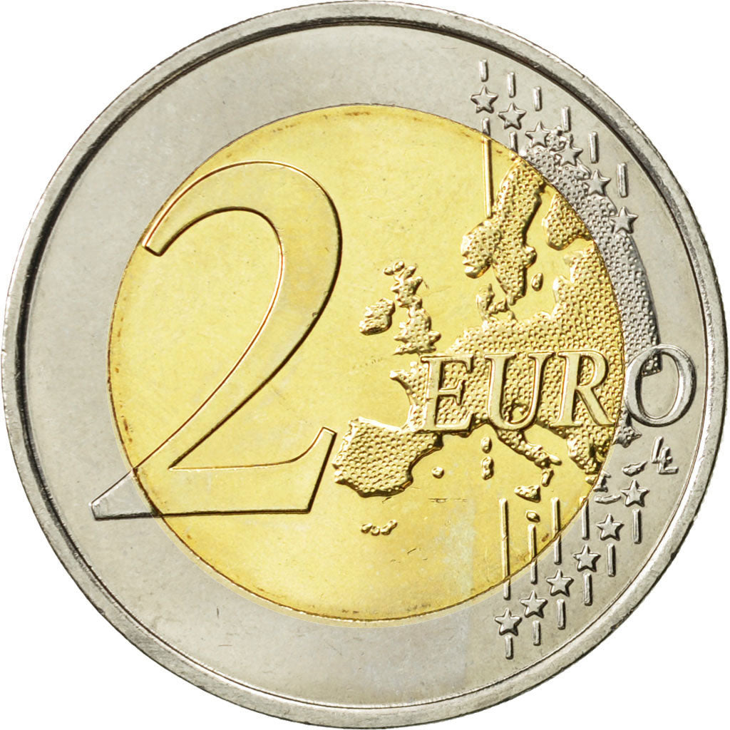 Coin, France, 2 Euro, D-Day, 2014, MS(63), Bi-Metallic