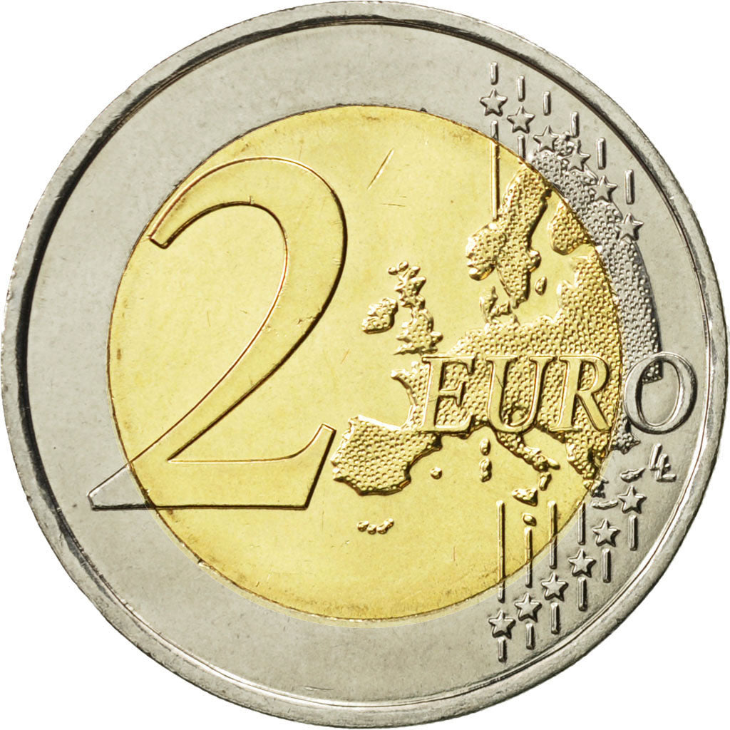 Coin, France, 2 Euro, D-Day, 2014, MS(63), Bi-Metallic