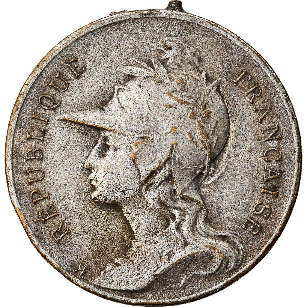 France, Medal, Union des Vétérans du Nord, Dunkerque, VF(30-35), Silvered