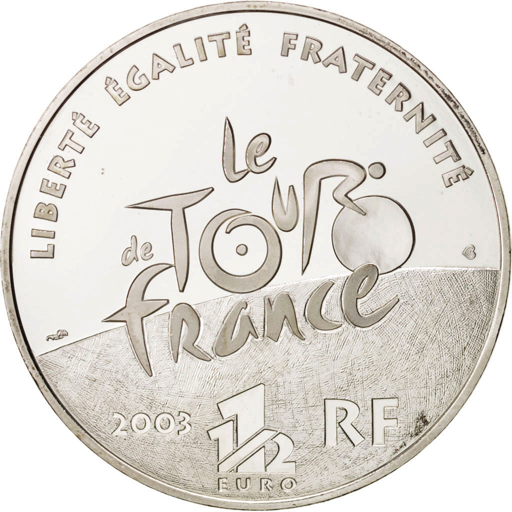 Coin, France, 1-1/2 Euro, 2003, MS(64), Silver, KM:1321