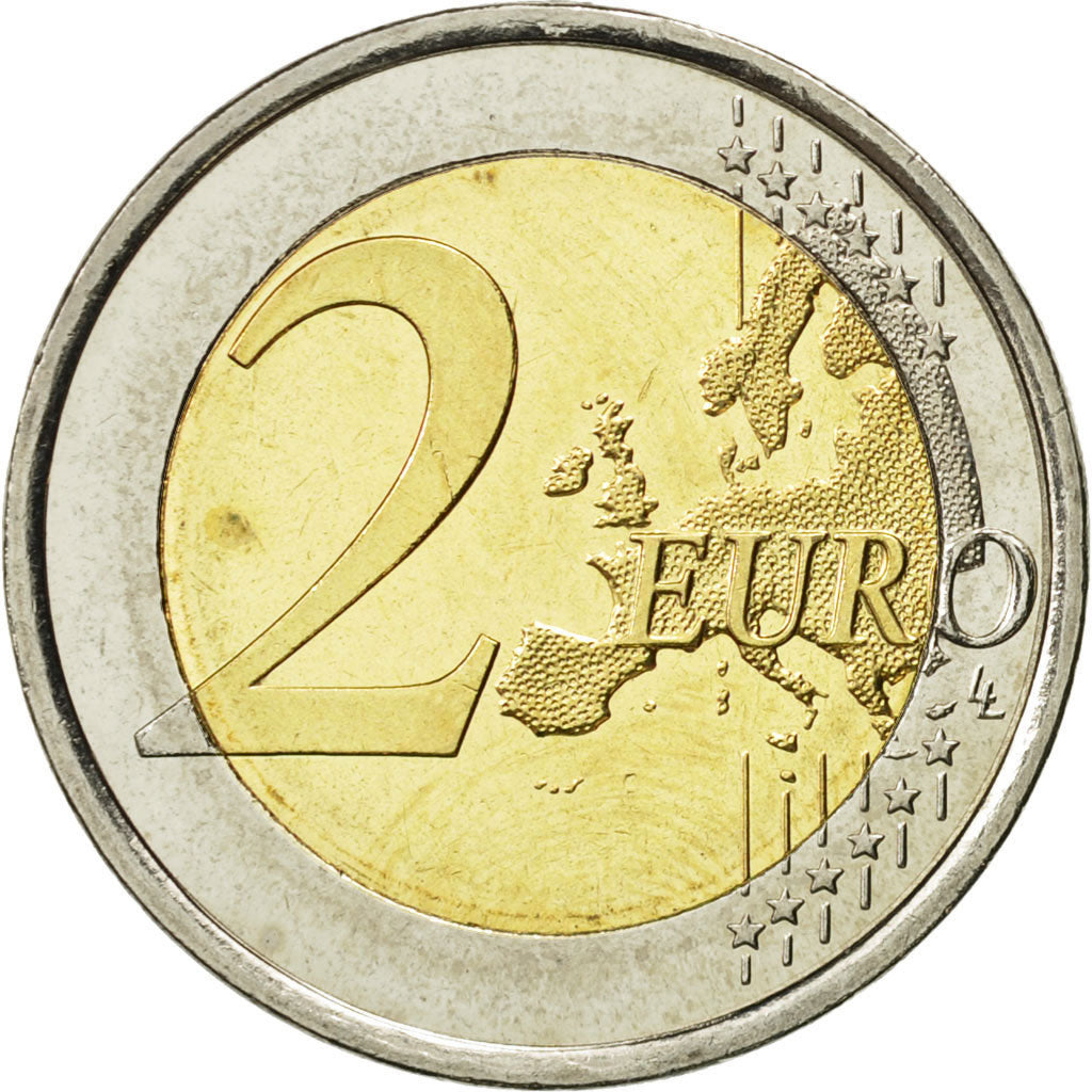 Spain, 2 Euro, UNESCO, 2010, MS(63), Bi-Metallic, KM:1152